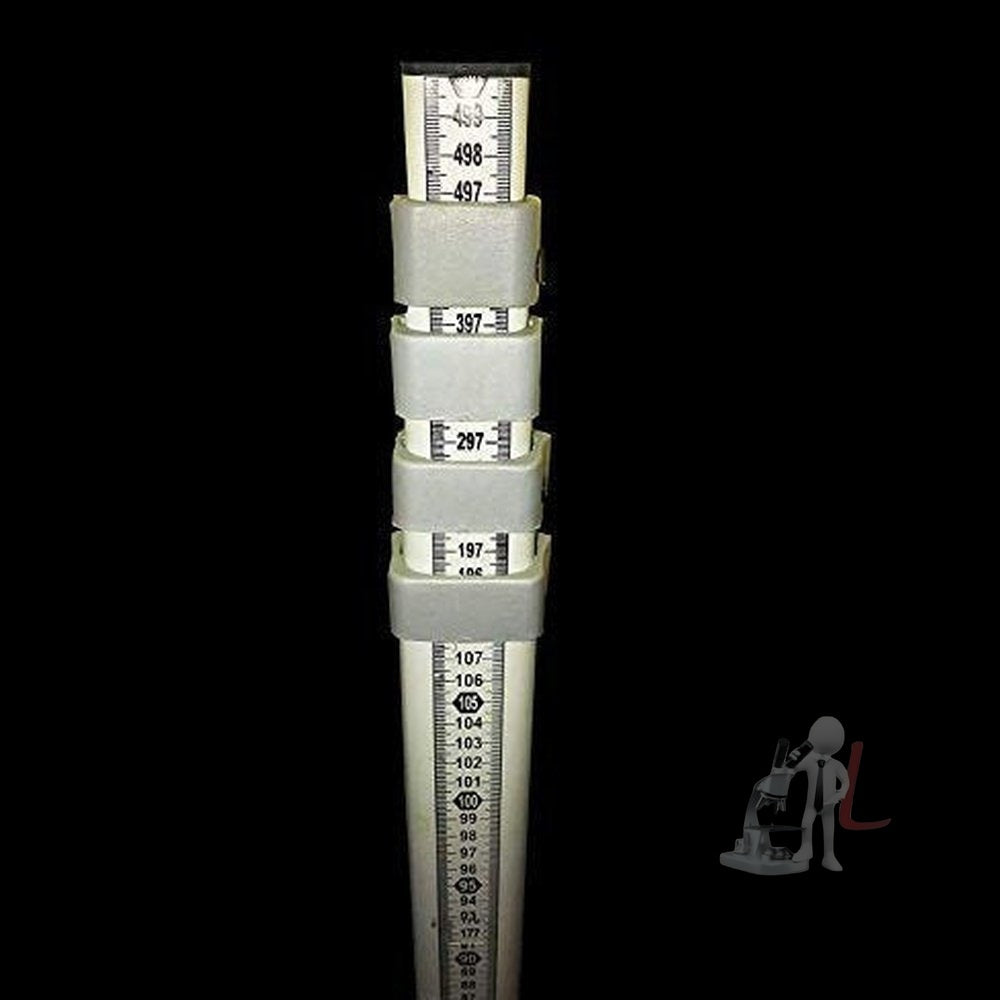 Scifa Levelling Staff 5 meter 4 Fold types of levelling staff in surveying- 