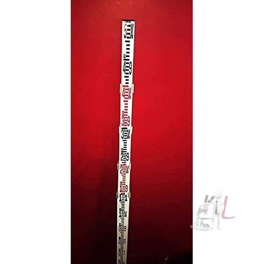 Scifa Levelling Staff 5 meter 4 Fold types of levelling staff in surveying- 