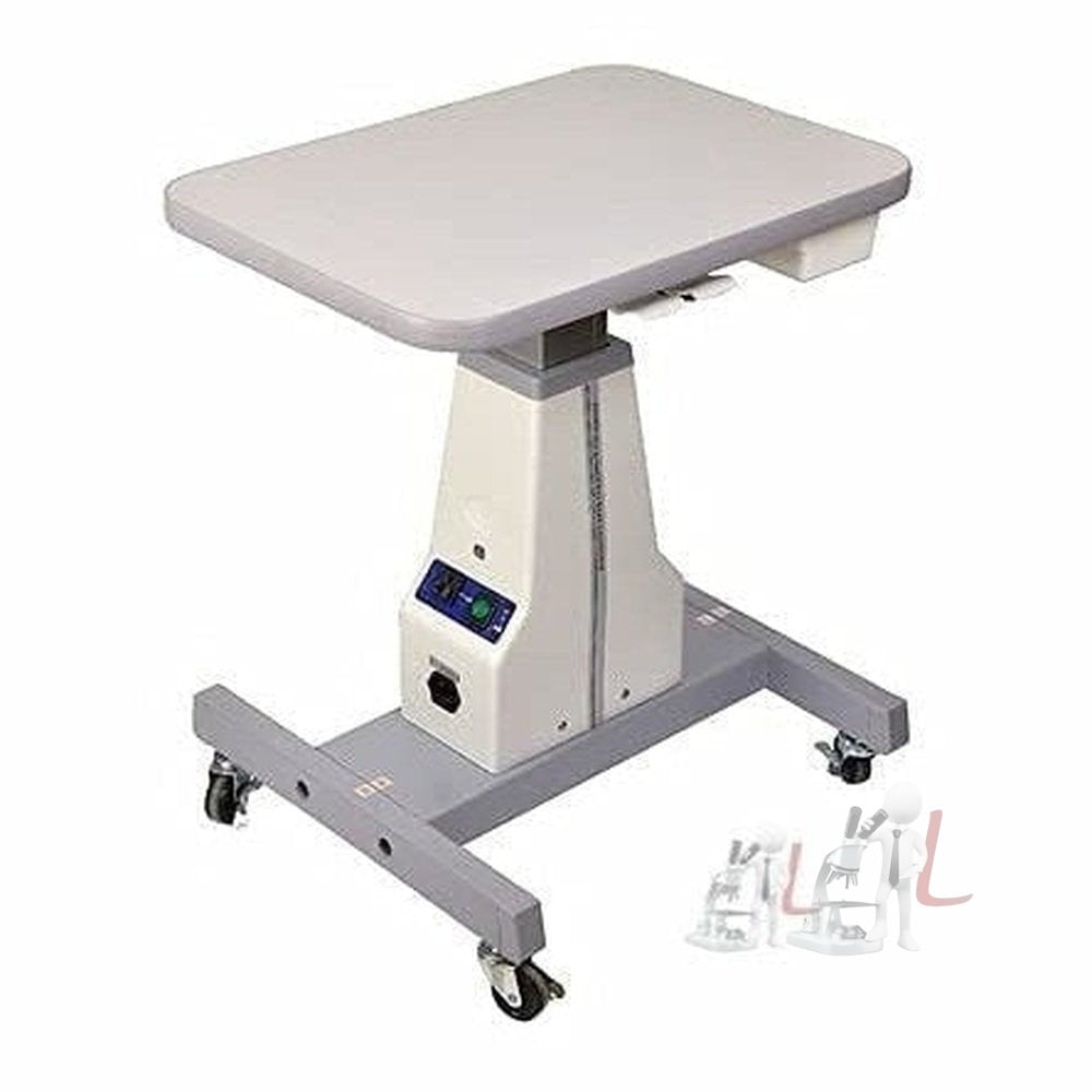 Scifa Motorized Table for Auto Refractometer, Slit Lamp, Synoptophore, Keratometer, Lensometer, White- 