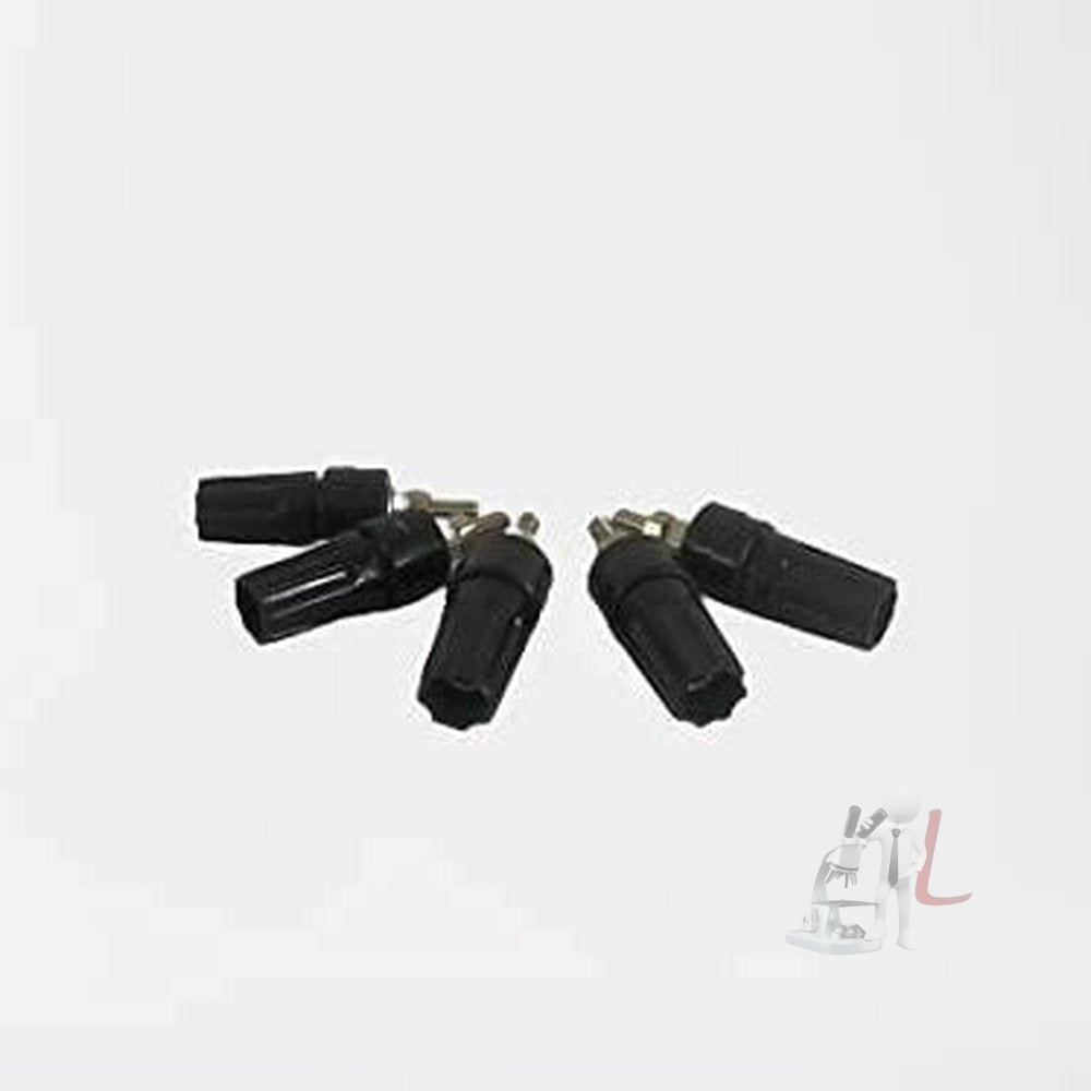 Scifa TERMINAL 4 mm BLACK (ABS PLASTIC) pk. of 25 pcs- 
