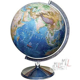 World Globe Map , Excel Globes LAMINATED GLOBE (12 INCH/30.3 CMS DIA) DESK & TABLE TOP PHYSICAL World Globe (LScifaE BLUE)- 
