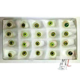 Scifa  Prosthetic Eyes Artificial Eyes Green Natural Colors 25 Pcs Set- 