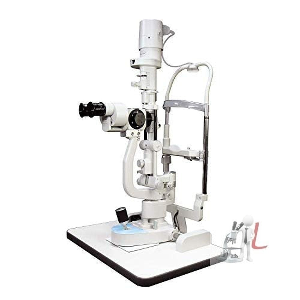 Scifa Slit lamp 2 step with wooden base- 