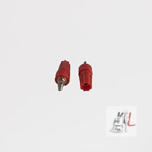 Scifa TERMINAL 4 mm RED (ABS plastic) pk. of 25 pcs- 