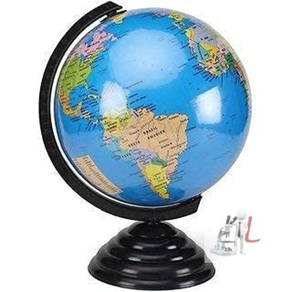 Scifa Transparent Globe with Earth Inside 8 inch- 