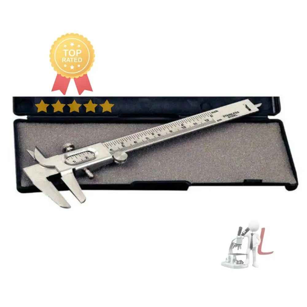 Vernier Caliper 0-125mm Steel Metal with PVC Box by Labpro - Accurate Measurement Tool - Laboratorydeal