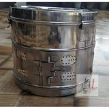 Stainless Steel Seamless Dressing Drum (11x9 Inches)- 