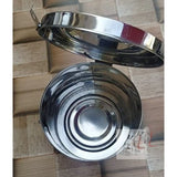 Stainless Steel Seamless Dressing Drum (11x9 Inches)- 