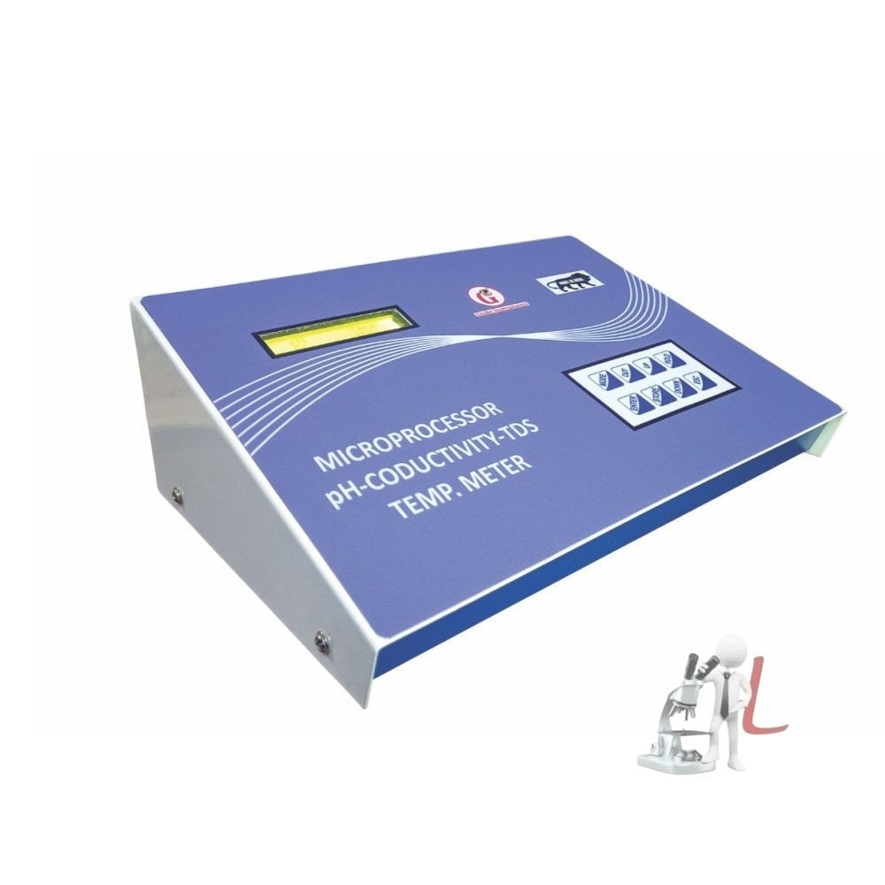TDS Meter | Microprocessor EC-TDS-SAL-Temp. Meter 1230-G - Laboratorydeal