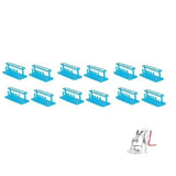 Test Tube Stand Pack Of 12 by labpro- Laboratory equipments