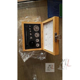 Fractional Weight Box Physical Weight Set Nickel Plated Brass 1mg-100gm In Wooden Box - Laboratorydeal