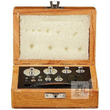 Fractional Weight Box Physical Weight Set Nickel Plated Brass 1mg-100gm In Wooden Box - Laboratorydeal