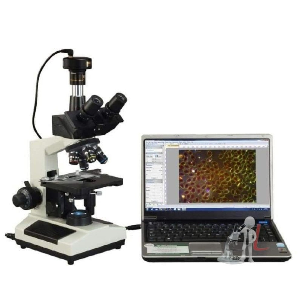 Trinocular Microscope Price With  semi -Objectives Heavy Quality without Camera- Microscope