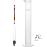 Triple Scale Hydrometer, home brew, free gift jar - Laboratorydeal