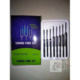 Tuning Fork Set of 8 in Printed Box - Laboratorydeal