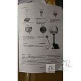 Vandegraff Generator motor driven acrylic tube with 200mm (8") Dome polished aluminum removable sphere - Laboratorydeal