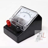 WKM Analog DC Voltmeter 10/ Volt Ammeter 500 MA/Galvanometer 30-0-30 Volt for Lab Desk - Pack of 3- 