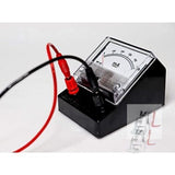 WKM Analog DC Voltmeter 10/ Volt Ammeter 500 MA/Galvanometer 30-0-30 Volt for Lab Desk - Pack of 3- 