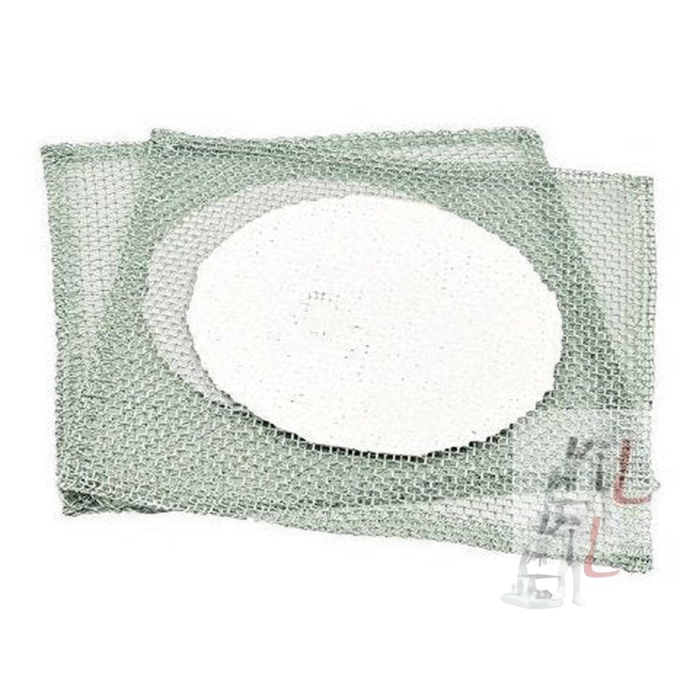WKM Iron Wire Gauge, with Ceramic Center, Pack of 10 (150 x 150mm) - Laboratorydeal