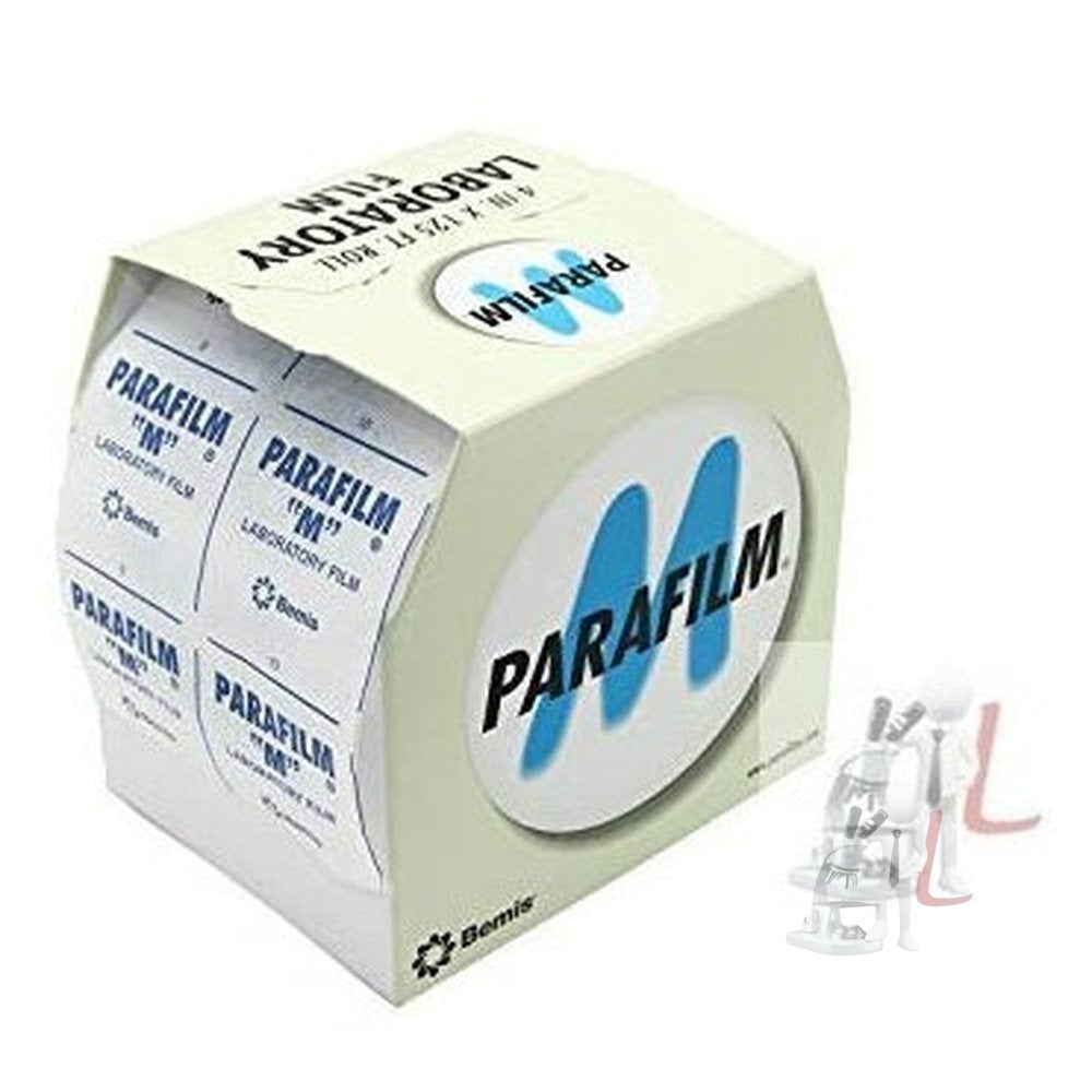 WKM Parafilm M Roll All-Purpose Laboratory Film, 4" x 250' on 1" Core - Laboratorydeal