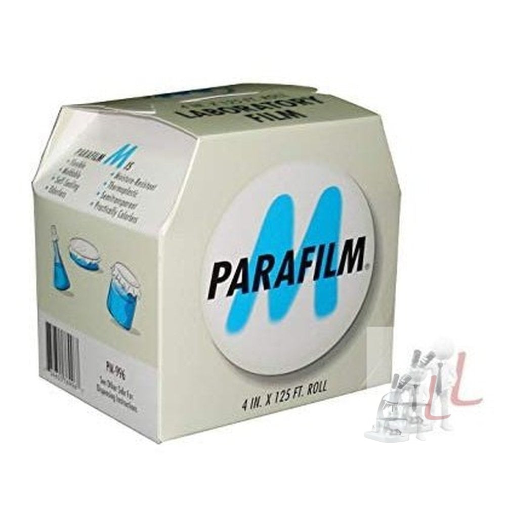 WKM Parafilm M Roll All-Purpose Laboratory Film, 4" x 250' on 1" Core - Laboratorydeal
