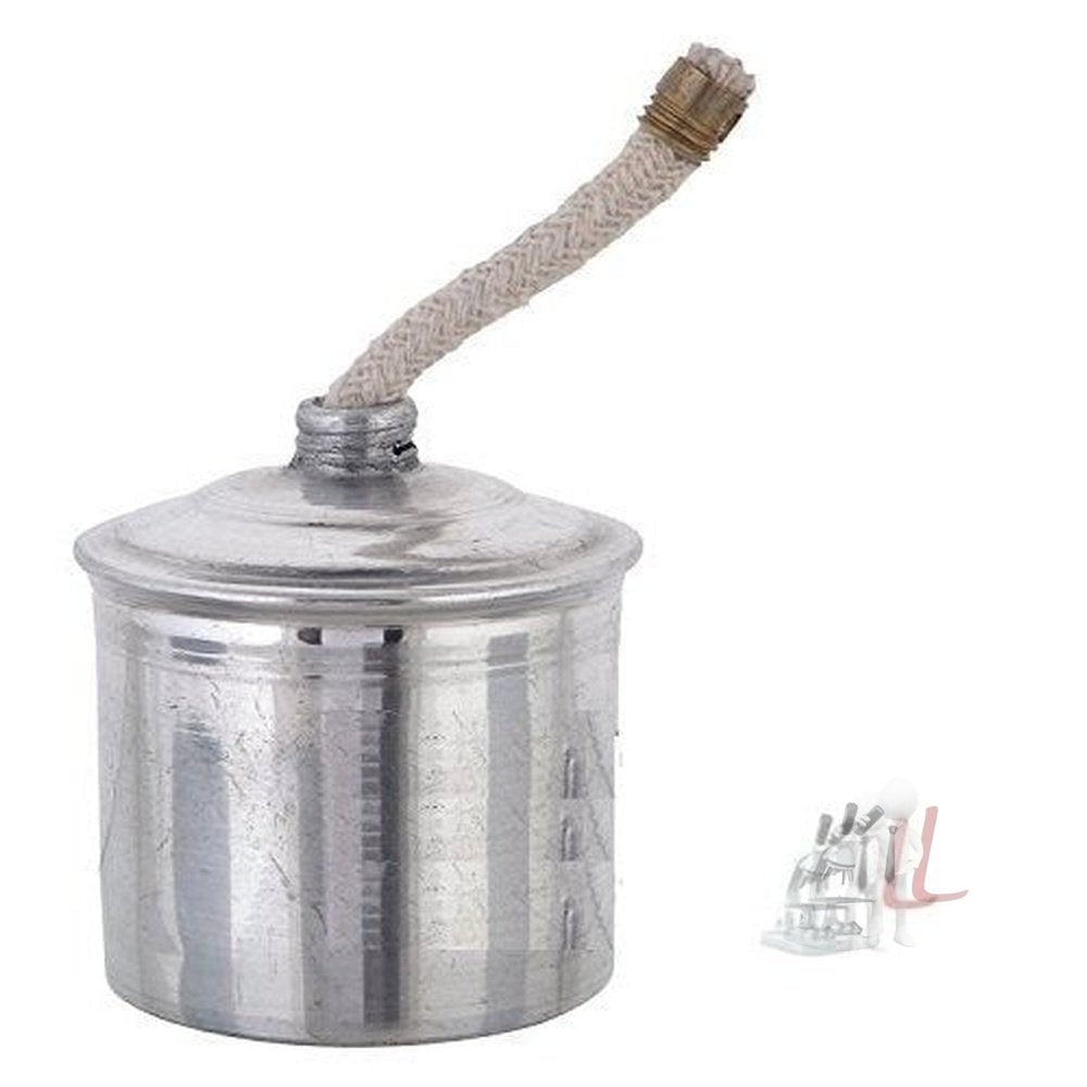 WKM Spirit Lamp aluminium 150ml - Laboratorydeal