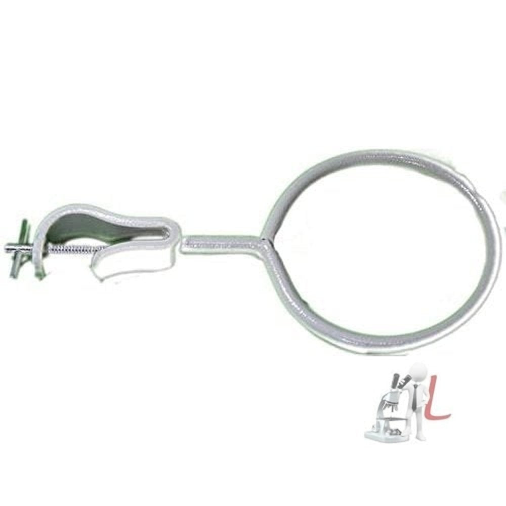 WKM Laboratory Retort Stand Lab Support Stand with a Burette Clamp and 1 Flask Ring Clamps for Chemistry- 
