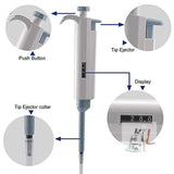 WKM Micropipette Variable Range 2-20 μl with calibration report- 