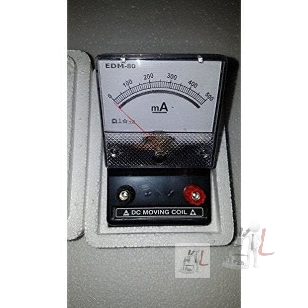 WKM Milli Ampere Meter Square 0-500 M.A- 