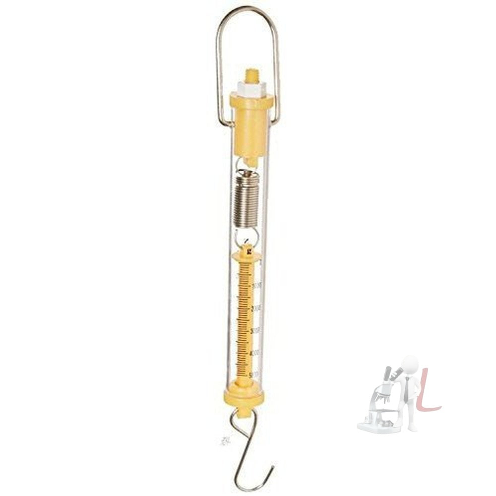 WKM Spring Balance Acrylic Tubular Dynamometer 50N/5KG - Laboratorydeal