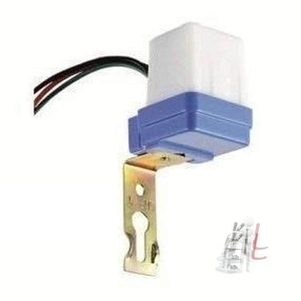 Waterproof 220 V Auto Day/Night on and Off Photocell, LDR Sensor Switch 6 A for Lighting (White) - Laboratorydeal