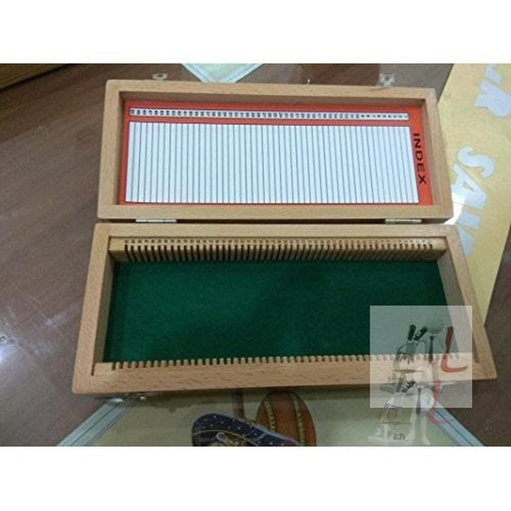 Wooden Slide Box (Capacity 50 Slides) - Laboratorydeal