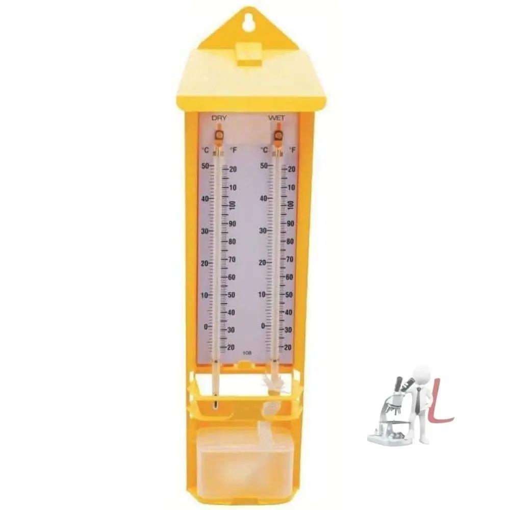 Wet and Dry Bulb Hygrometer Zeal P2505 Yellow- Laboratory equipments