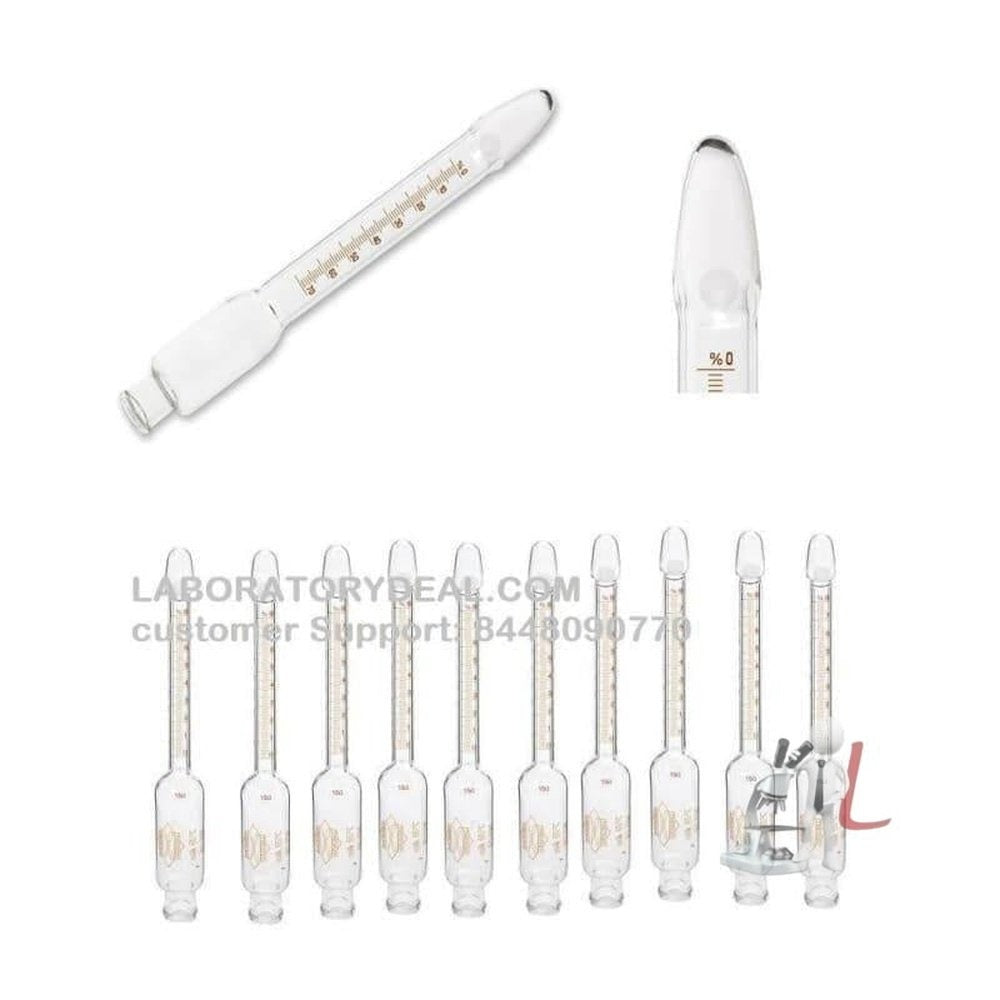 butyrometer for milk test , pack of 10 - Laboratorydeal