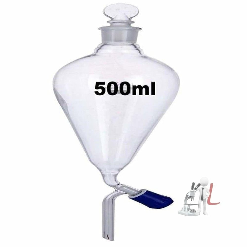 separating funnel  500ml - Laboratorydeal